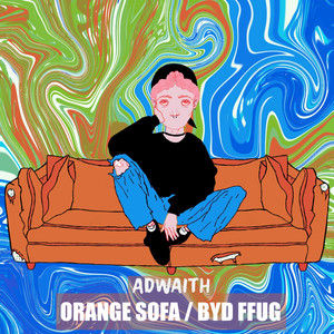 Orange Sofa / Byd Ffug