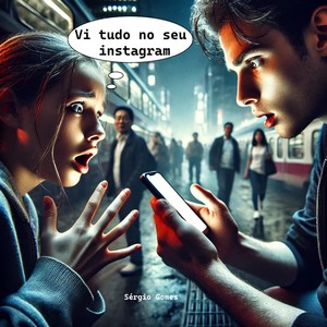 Vi tudo no seu instagram