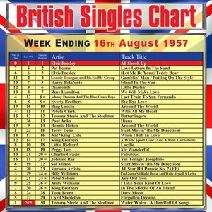 British Singles Chart - Week Ending 16 August 1957