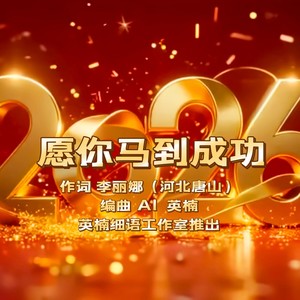 《2026愿你马到成功》作词 李丽娜