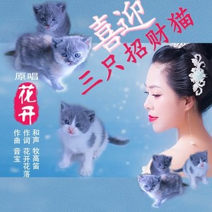 喜迎三只招财猫 (伴奏)