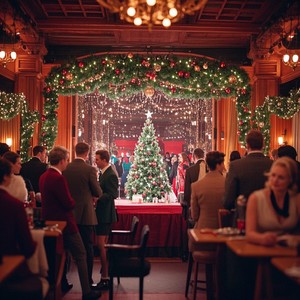 Christmas Echo in the Club