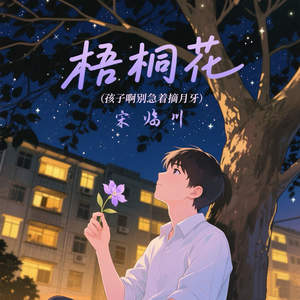 梧桐花 (孩子啊别急着摘月牙)