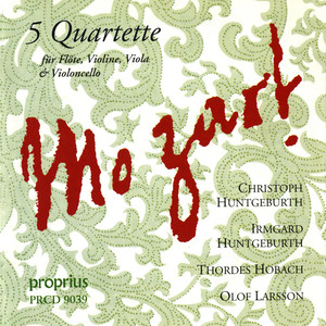 Mozart, W.A.: Flute Quartets Nos. 1-4 / Oboe Quartet in F Major, K. 370: I. Allegro (Arr. for Flute Quartet) [Huntgeburth]