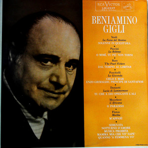 Beniamino Gigli - O Mimi Tu Piu Non Torni (黑胶版)