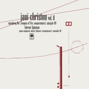 Jani Christou, Vol. II: Symphony No. 1 / Tongues of Fire / Anaparastasis I / Epicycle II