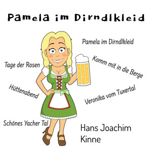 Pamela im Dirndlkleid