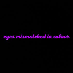 eyes mismatched in colour (Explicit)