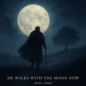 He walks with the moon now