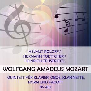 Helmut Roloff / Hermann Toettcher / Heinrich Geuser etc. play: Wolfgang Amadeus Mozart: Quintett für Klavier, Oboe, Klarinette, Horn und Fagott, KV 452