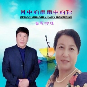 风中的雨雨中的你