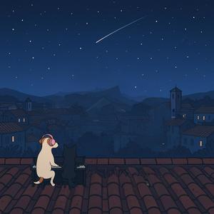 night above the town