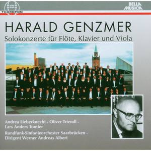 Harald Genzmer: Solokonzerte für Flöte, Klavier und Viola