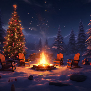 Christmas campfire