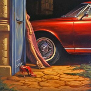 Sportcoupés und Eis