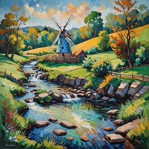Antique Windmill