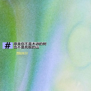 原来你不是木讷的树也不是死板的山
