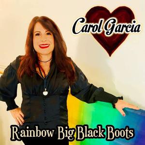 RAINBOW BIG BLACK BOOTS