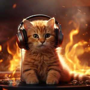 Cats Quiet Fire Calm