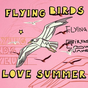 Flying Birds Love Summer