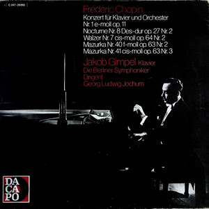 Nocturne, Walzer, Mazurken: Mazurka Nr. 41 Cis-Moll Op. 63 Nr. 3 (黑胶版)