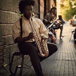 Sidewalk Jazz Vibes: Street Music Flow