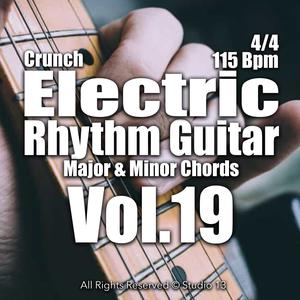 Electric Rhythm Guitar 115 bpm 4/4, Vol.19