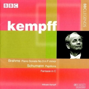 Brahms: Piano Sonata No.3 in F minor / Schumann: Papillons; Fantasie in C