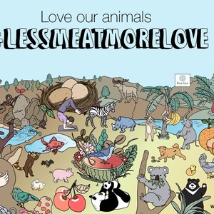 Less Meat More Love!