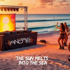 The sun melts into the sea