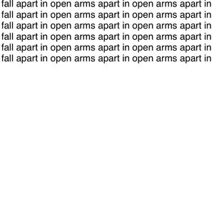 fall apart in open arms (Explicit)