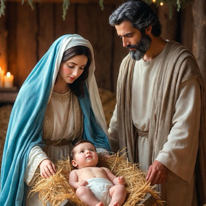 Praising at the Manger