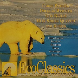 Works by Villa-Lobos, Barber, Hanson, Foss, Grainger & Ravel