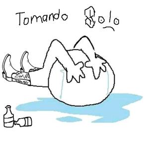 Tomando solo