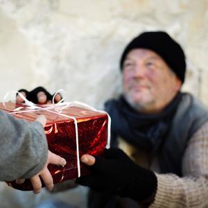 A lonely homeless Christmas