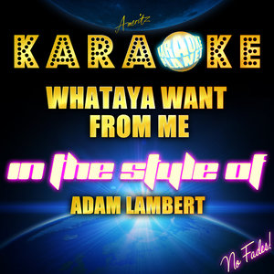 Whataya Want From Me (Karaoke Version)