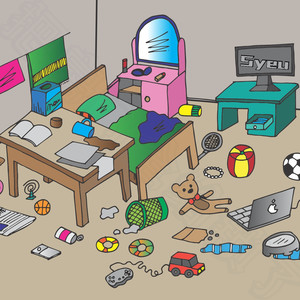 把房门全给锁了