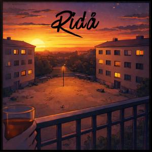 En gårdsplan från någons balkong