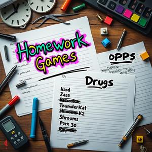 Homework GameZ (feat. DATK!DK5) (Explicit)