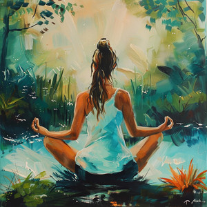 Meditación y Afirmaciones - Lienzo De La Calma En La Conciencia