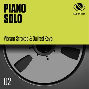 Piano Solo (Vibrant Strokes & Quilted Keys)