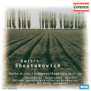 Shostakovich, D.: Suite on Words by Michelangelo / Romances - Opp. 21, 46 (Kasatschuk)