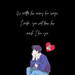 No matter how many love songs I make, you wont know how much I love you (Explicit)