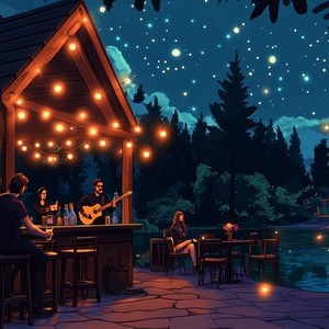 星降る夜のカフェで聴くボサノバ