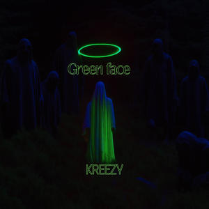 Green face