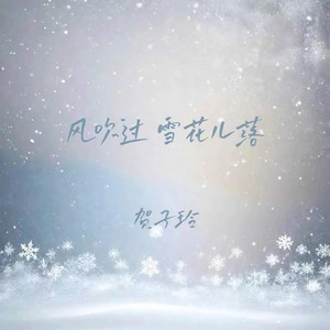 风吹过雪花儿落