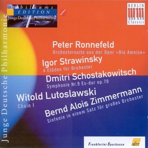 Orchestral Music - Ronnefeld / Shostacovich / Lutoslawski / Zimmermann (German Youth Philharmonic Jubilee Edition, Vol. 1)