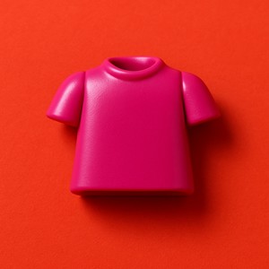 Tee-shirt fuchsia