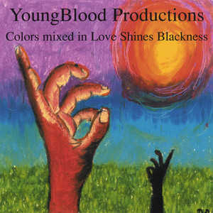 Colors Mixed in Love Shines Blackness