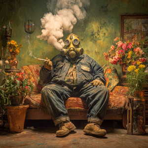 Langsame Haschhusten